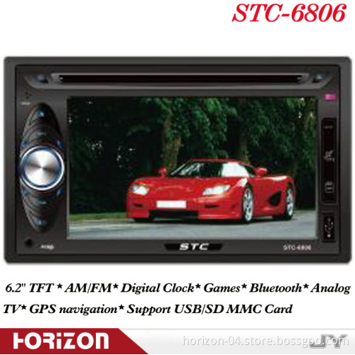 Car DVD Player STC-6806 Car DVD Players, Double DIN DVD Car Stereo, DVD Automotivo COM GPS